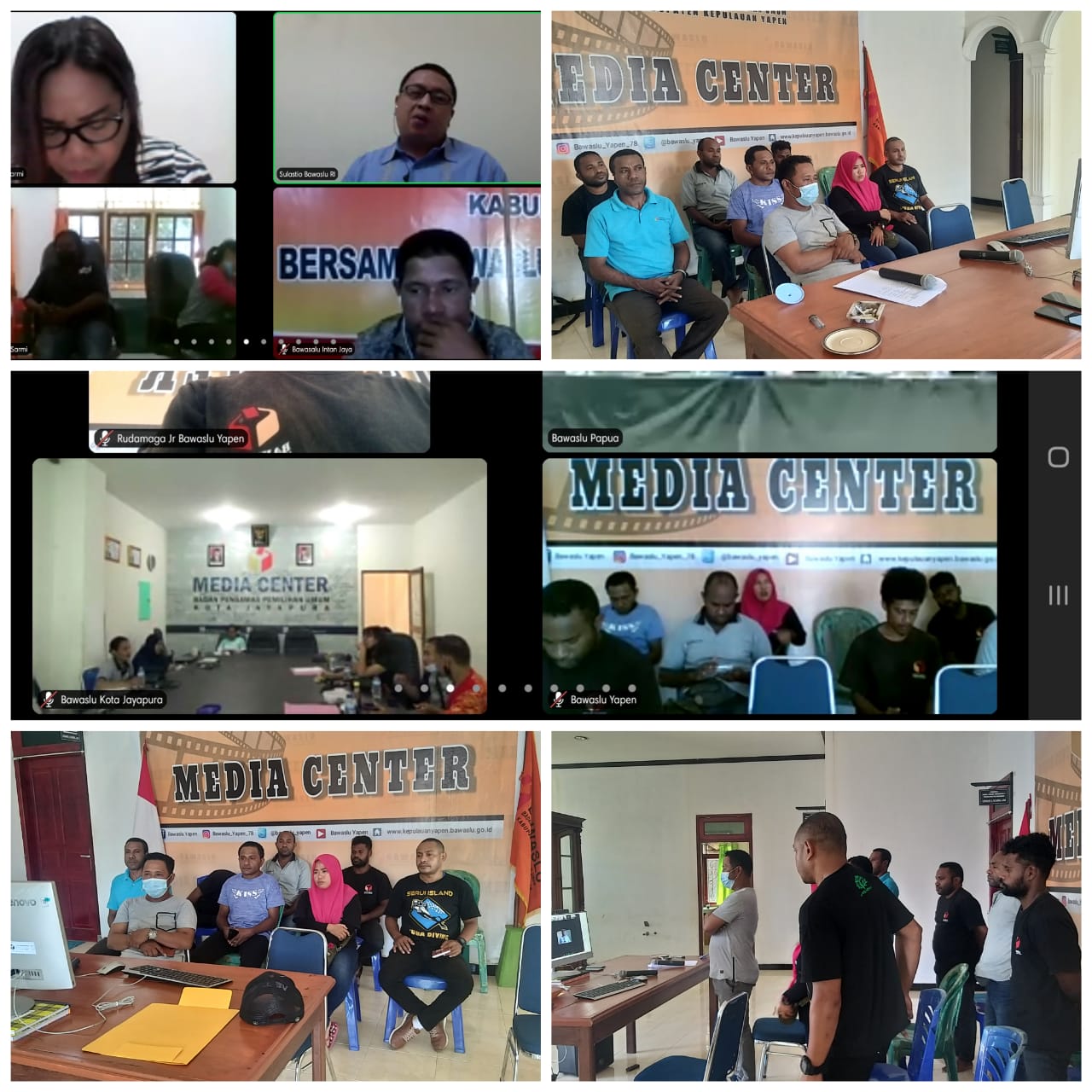 Bawaslu Papua Lakukan Bimtek Peningkatan Kapasistas Pengelolah PPID Se Papua.
