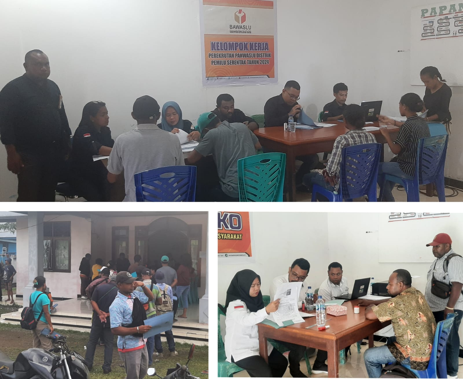 Hari Terakhir, Total 338 Orang Mendaftar Panwas Distrik Untuk Pemilu Serentak 2024.