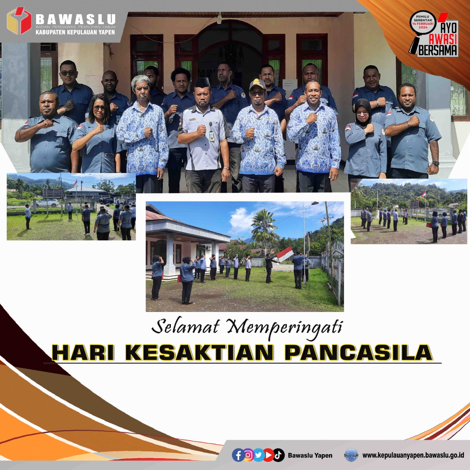 Hari Kesaktian Pancasila, Kordiv PHL  : Wajib Memelihara Serta Mempertahankan Ideologi Pancasila.