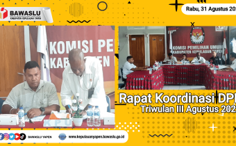 Rakor  DPb Triwulan III 2022 : 2000 Data Ganda, 15.592 Data Tidak Padan, Selain KPU Yapen Seharusnya Jadi Perhatian Semua Pihak.