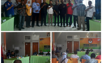 Ketua Bawaslu Yapen Apresiasi Dinas Dukcapil, Serta Pimpinan PARPOL Yang Hadir Pada Rakor Pemutakhiran DPTb di KPU Yapen.
