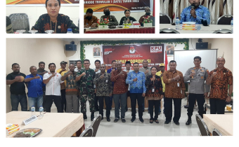 Rakor  DPB Triwulan 1 2022, KPU, Bawaslu Bersama Forkopimda dan Perwakilan 16 Partai Politik.