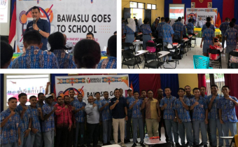 Bawaslu Goes To School,  SMA Negeri 1 Serui Yapen.