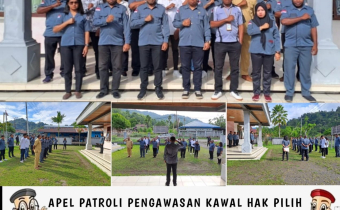 Apel Patroli Pengawasan Kawal Hak Pilih, Ketua Bawaslu Yapen Intruksikan Seluruh Jajaran.